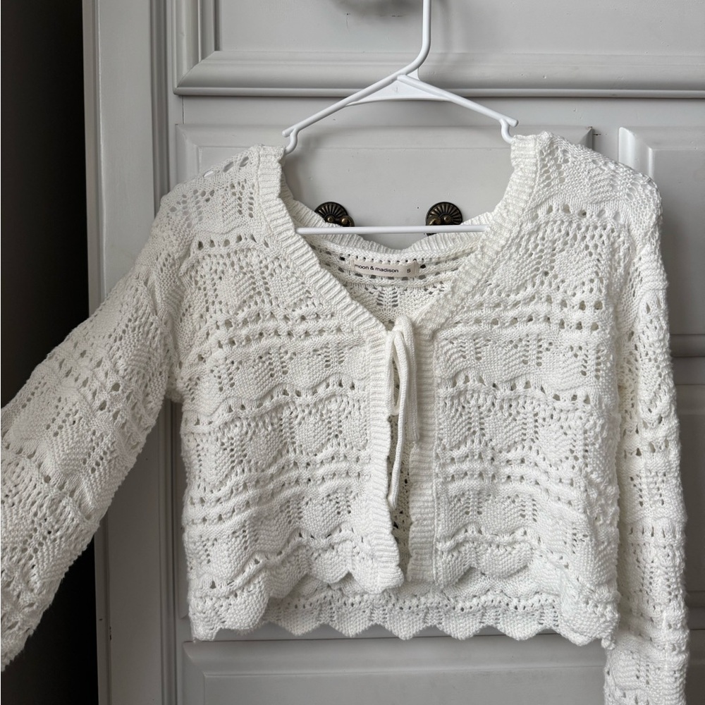 White lace cover up